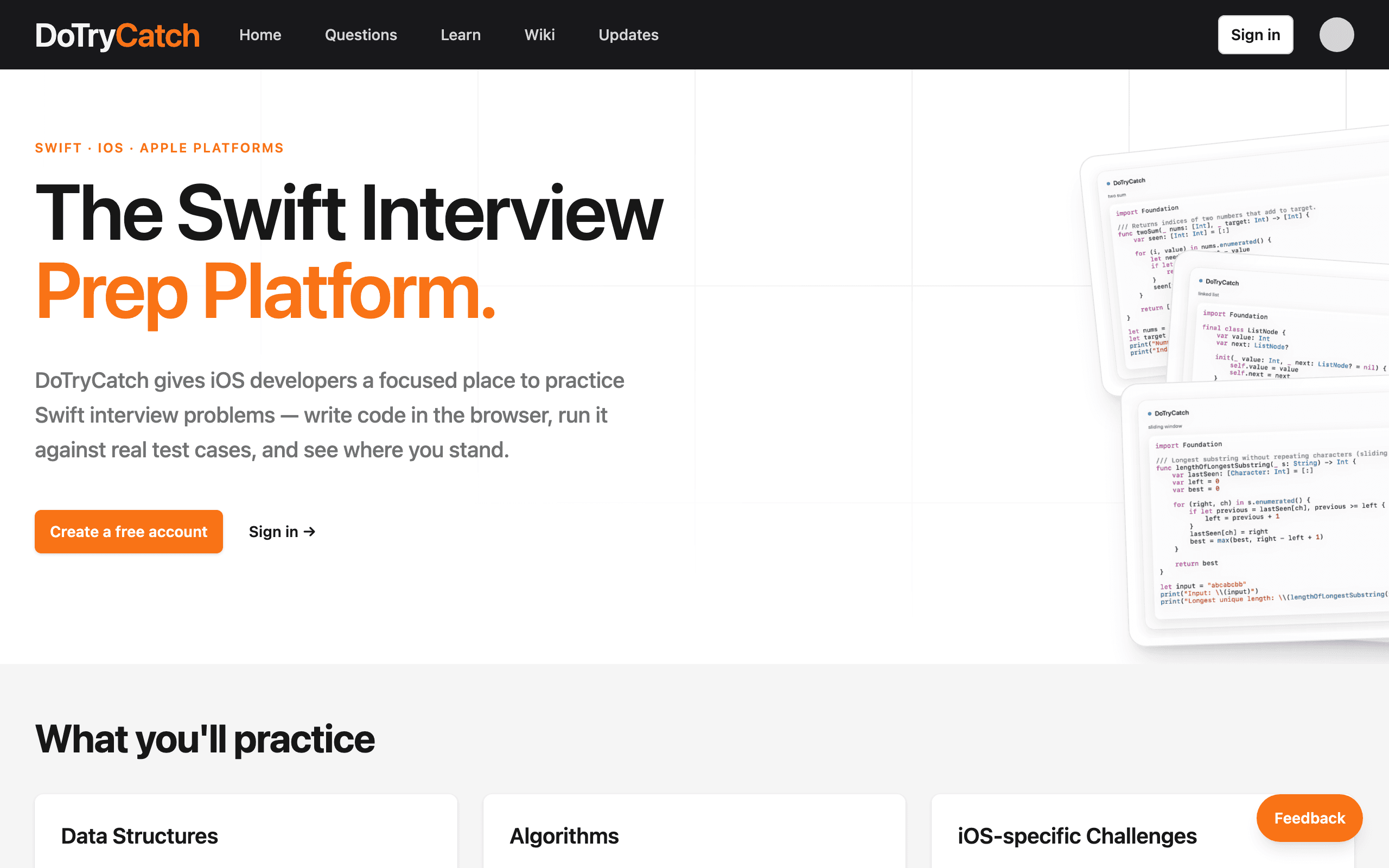 DoTryCatch, Swift interview practice
